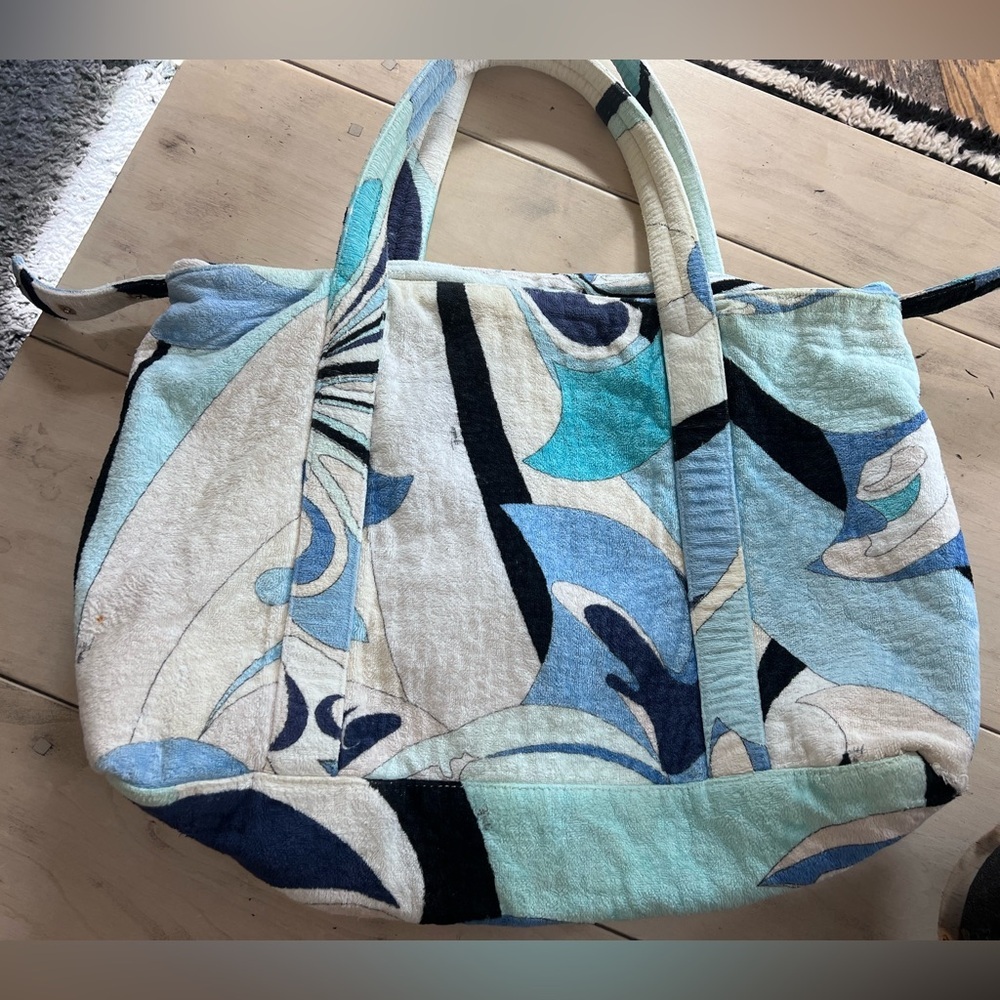 Emilio Pucci Vintage Terry Beach Bag